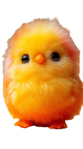 Fluffy Stuffed Toy Vinyl Car Decal Sticker – Waterproof & UV-Resistant 8"