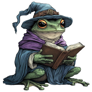 Wizard Frog V4 Vinyl Car Decal Sticker – Waterproof & UV-Resistant 8"