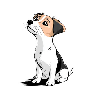 Cute Jack Russell Vinyl Car Decal Sticker – Waterproof & UV-Resistant 8" Cute Jack Russell Vinyl Car Decal Sticker – Waterproof & UV-Resistant 8"