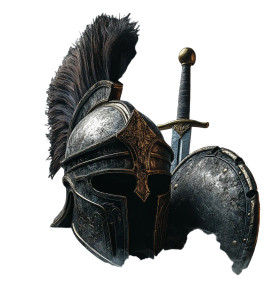 Ancient Greek Helmet V3 Vinyl Car Decal Sticker – Waterproof & UV-Resistant 8"