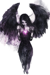 Gothic Fairy Spell Vinyl Car Decal Sticker – Waterproof & UV-Resistant 8" Gothic Fairy Spell Vinyl Car Decal Sticker – Waterproof & UV-Resistant 8"