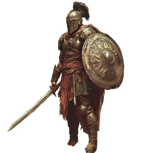 Ancient Warrior V7 Vinyl Car Decal Sticker – Waterproof & UV-Resistant 8"