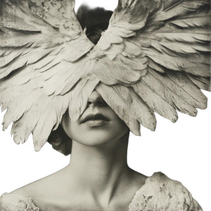 Mystical Angel Wings Vinyl Car Decal Sticker – Waterproof & UV-Resistant 8"