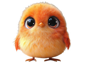 Chubby Bird Ranger Vinyl Car Decal Sticker – Waterproof & UV-Resistant 8"