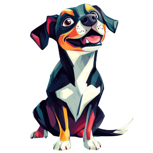 Cartoon Dog V16 Vinyl Car Decal Sticker – Waterproof & UV-Resistant 8" Cartoon Dog V16 Vinyl Car Decal Sticker – Waterproof & UV-Resistant 8"