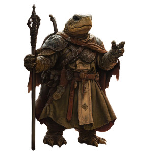 Snapping Turtle Cleric Vinyl Car Decal Sticker – Waterproof & UV-Resistant 8"