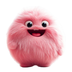 Pink Monster V4 Vinyl Car Decal Sticker – Waterproof & UV-Resistant 8"