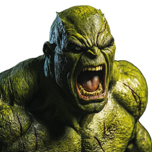 Angry Braniac Yelling Vinyl Car Decal Sticker – Waterproof & UV-Resistant 8"