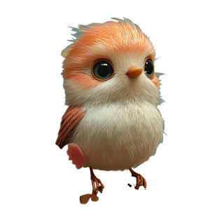 Sylvanian Bird Vinyl Car Decal Sticker – Waterproof & UV-Resistant 8"