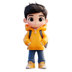 Cute Boy Character V3 Vinyl Car Decal Sticker – Waterproof & UV-Resistant 8" Cute Boy Character V3 Vinyl Car Decal Sticker – Waterproof & UV-Resistant 8"