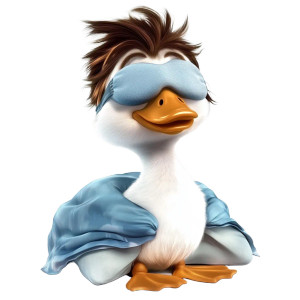 Sleepy Goose Vinyl Car Decal Sticker – Waterproof & UV-Resistant 8" Sleepy Goose Vinyl Car Decal Sticker – Waterproof & UV-Resistant 8"