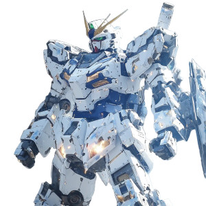 Toyota Gundam Suit Vinyl Car Decal Sticker – Waterproof & UV-Resistant 8"