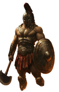 Ancient Greek Warrior V21 Vinyl Car Decal Sticker – Waterproof & UV-Resistant 8"