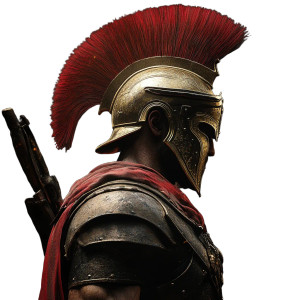 Spartan Gladiator V6 Vinyl Car Decal Sticker – Waterproof & UV-Resistant 8"