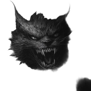 Dark Monstrous Beast Vinyl Car Decal Sticker – Waterproof & UV-Resistant 8"