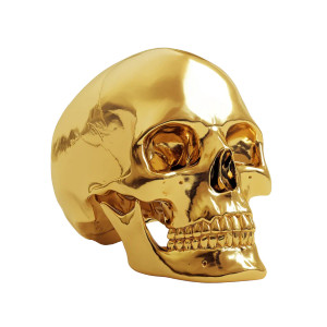 Golden Skull Render Vinyl Car Decal Sticker – Waterproof & UV-Resistant 8" Golden Skull Render Vinyl Car Decal Sticker – Waterproof & UV-Resistant 8"