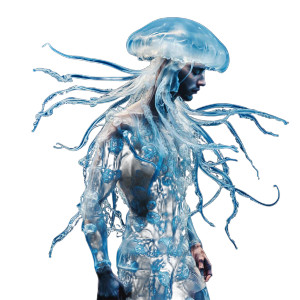 Jellyfish Person Vinyl Car Decal Sticker – Waterproof & UV-Resistant 8" Jellyfish Person Vinyl Car Decal Sticker – Waterproof & UV-Resistant 8"