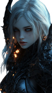 Dark Fantasy Warrior V21 Vinyl Car Decal Sticker – Waterproof & UV-Resistant 