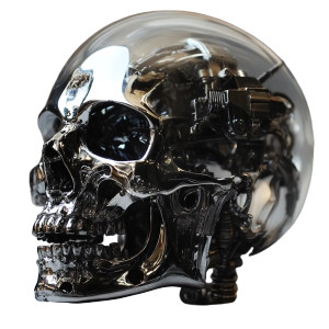 Cyberpunk Skull V2 Vinyl Car Decal Sticker – Waterproof & UV-Resistant 8" Cyberpunk Skull V2 Vinyl Car Decal Sticker – Waterproof & UV-Resistant 8"