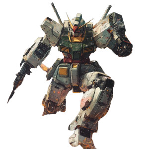 Unseen Gundam Vinyl Car Decal Sticker – Waterproof & UV-Resistant 8"