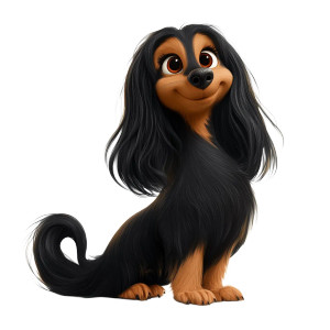 Pixar Sausage Dog V2 Vinyl Car Decal Sticker – Waterproof & UV-Resistant 8"