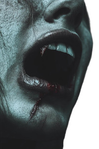 Scary Weird Mouth Vinyl Car Decal Sticker – Waterproof & UV-Resistant 8"