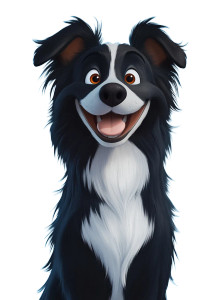 Happy Australian Shepherd Vinyl Car Decal Sticker – Waterproof & UV-Resistant 8"