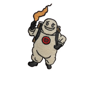 Ghostbusters Ghost Tattoo Vinyl Car Decal Sticker – Waterproof & UV-Resistant 8"