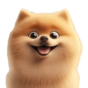 Disney Pomeranian Vinyl Car Decal Sticker – Waterproof & UV-Resistant 8"