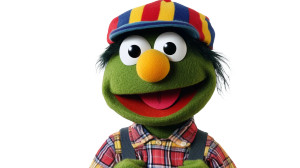 Green Muppet Character Vinyl Car Decal Sticker – Waterproof & UV-Resistant 8"