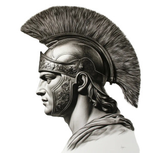 Ares Statue Head Vinyl Car Decal Sticker – Waterproof & UV-Resistant 8" Ares Statue Head Vinyl Car Decal Sticker – Waterproof & UV-Resistant 8"