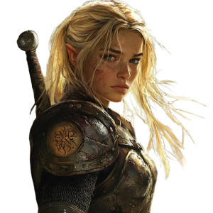 War-Torn Halfling Vinyl Car Decal Sticker – Waterproof & UV-Resistant 8"