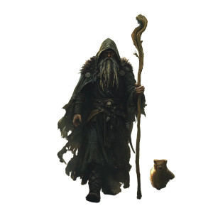 Angry Forest Druid Vinyl Car Decal Sticker – Waterproof & UV-Resistant 8"