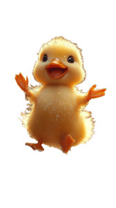 Dancing Duckling Vinyl Car Decal Sticker – Waterproof & UV-Resistant 8"