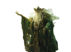 Magical Elf Druid Vinyl Car Decal Sticker – Waterproof & UV-Resistant 8"