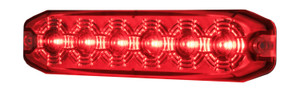 Hella Mini Bar Warning Light | Red LED | 21 Flashing Patterns | Surface Mount | Clear Lens Hella Mini Bar Warning Light | Red LED | 21 Flashing Patterns | Surface Mount | Clear Lens