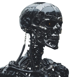 Bone Terminator Endoskeleton Vinyl Car Decal Sticker – Waterproof & UV-Resistant 8"