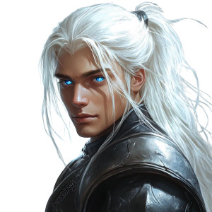 White-Haired Warrior V9 Vinyl Car Decal Sticker – Waterproof & UV-Resistant 8" White-Haired Warrior V9 Vinyl Car Decal Sticker – Waterproof & UV-Resistant 8"