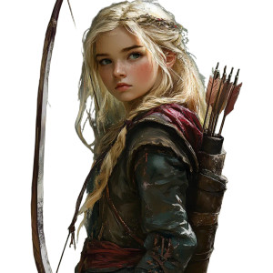 Blonde Hunter Girl Vinyl Car Decal Sticker – Waterproof & UV-Resistant 8" Blonde Hunter Girl Vinyl Car Decal Sticker – Waterproof & UV-Resistant 8"