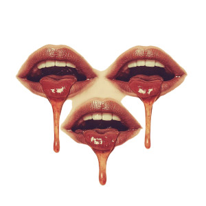 Vintage Dripping Mouths Vinyl Car Decal Sticker – Waterproof & UV-Resistant 8"