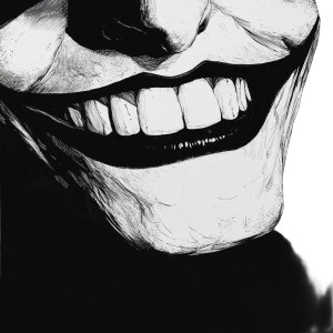 Joker'S Grin Vinyl Car Decal Sticker – Waterproof & UV-Resistant 8"