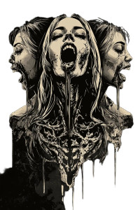 Rotten Zombie Trio Vinyl Car Decal Sticker – Waterproof & UV-Resistant 8"