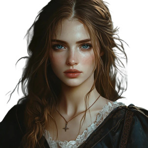 Medieval Fantasy Woman Vinyl Car Decal Sticker – Waterproof & UV-Resistant 8" Medieval Fantasy Woman Vinyl Car Decal Sticker – Waterproof & UV-Resistant 8"