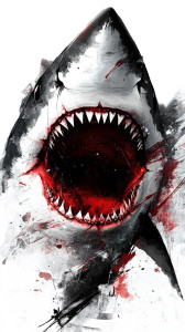 Shark Jaw Art Vinyl Car Decal Sticker – Waterproof & UV-Resistant 8" Shark Jaw Art Vinyl Car Decal Sticker – Waterproof & UV-Resistant 8"