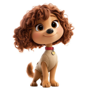 Pixar Girl Dog Vinyl Car Decal Sticker – Waterproof & UV-Resistant 8" Pixar Girl Dog Vinyl Car Decal Sticker – Waterproof & UV-Resistant 8"