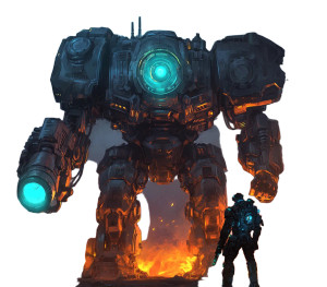 Gigantic Mech Scene Vinyl Car Decal Sticker – Waterproof & UV-Resistant 8" Gigantic Mech Scene Vinyl Car Decal Sticker – Waterproof & UV-Resistant 8"
