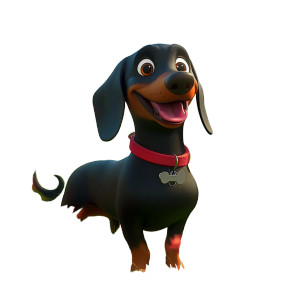 Happy Dachshund Dog Vinyl Car Decal Sticker – Waterproof & UV-Resistant 8" Happy Dachshund Dog Vinyl Car Decal Sticker – Waterproof & UV-Resistant 8"