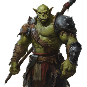 Orc Villager Vinyl Car Decal Sticker – Waterproof & UV-Resistant 8"