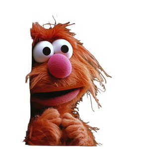 Anxious Muppet Vinyl Car Decal Sticker – Waterproof & UV-Resistant 8"