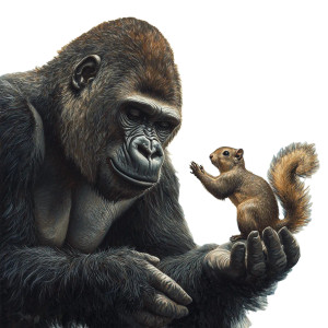 Harambe In Heaven Vinyl Car Decal Sticker – Waterproof & UV-Resistant 8"